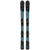 Volkl Flair JR Black Skis w/ Dalbello Green Gaia JR Ski Boots Package